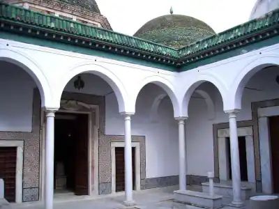 Royal Mausoleum of Tourbet el Bey in the Medina of Tunis, featuring Ottoman‑era architecture and historic tombs — accessible with private transfer